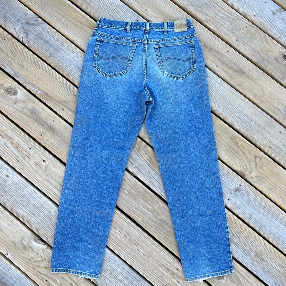 Vintage Lee Faded Distressed Jeans